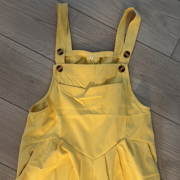 ✨NWT✨ AMAZON Yellow Jumpsuit - Sz XL - Picture 5 of 5